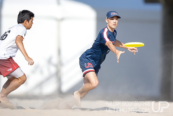 Day 2 of WFDF 2023 World Beach Ultimate Championships.