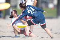 Day 2 of WFDF 2023 World Beach Ultimate Championships.