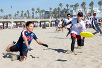 Day 2 of WFDF 2023 World Beach Ultimate Championships.