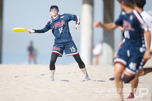 Day 2 of WFDF 2023 World Beach Ultimate Championships.