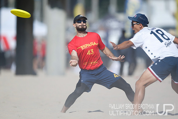 Day 2 of WFDF 2023 World Beach Ultimate Championships.