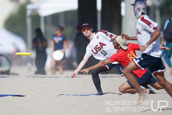 Day 2 of WFDF 2023 World Beach Ultimate Championships.