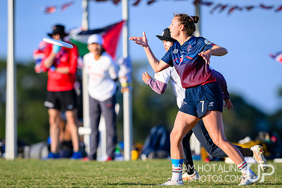 Women’s pool play during World Ultimate Championships at Runaway Bay Sports Precinct