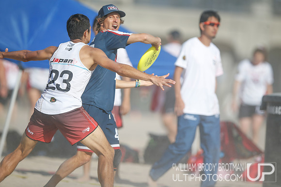 Day 2 of WFDF 2023 World Beach Ultimate Championships.