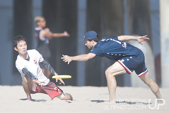 Day 2 of WFDF 2023 World Beach Ultimate Championships.