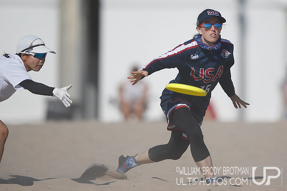 Day 2 of WFDF 2023 World Beach Ultimate Championships.