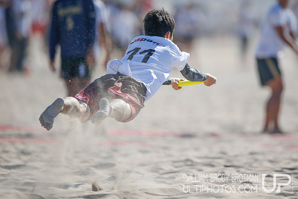 Day 2 of WFDF 2023 World Beach Ultimate Championships.