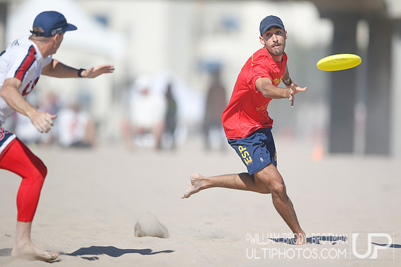 Day 2 of WFDF 2023 World Beach Ultimate Championships.