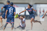 Day 2 of WFDF 2023 World Beach Ultimate Championships.