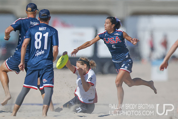 Day 2 of WFDF 2023 World Beach Ultimate Championships.