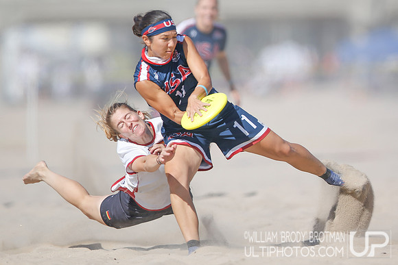 Day 2 of WFDF 2023 World Beach Ultimate Championships.