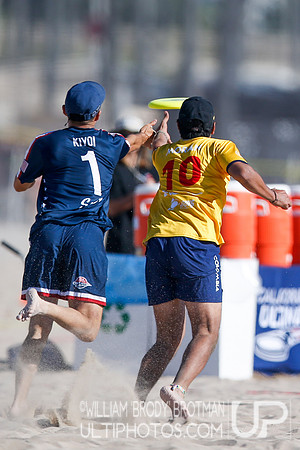 Day 2 of WFDF 2023 World Beach Ultimate Championships.