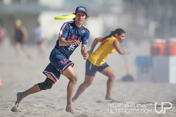 Day 2 of WFDF 2023 World Beach Ultimate Championships.