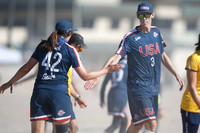 Day 2 of WFDF 2023 World Beach Ultimate Championships.