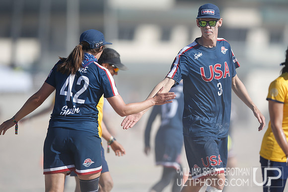 Day 2 of WFDF 2023 World Beach Ultimate Championships.