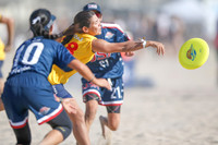 Day 2 of WFDF 2023 World Beach Ultimate Championships.
