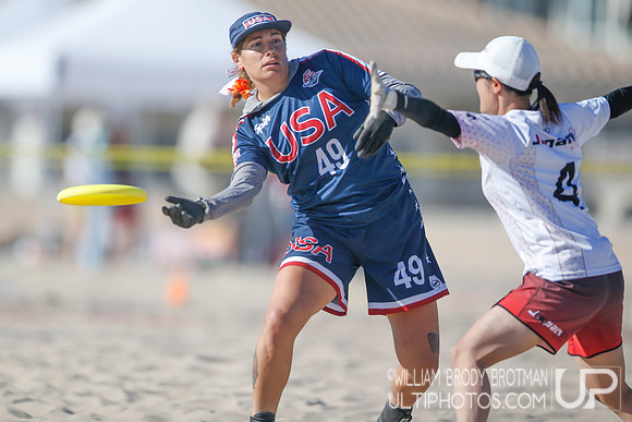 Day 2 of WFDF 2023 World Beach Ultimate Championships.