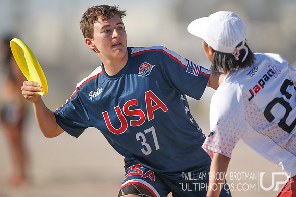 Day 2 of WFDF 2023 World Beach Ultimate Championships.