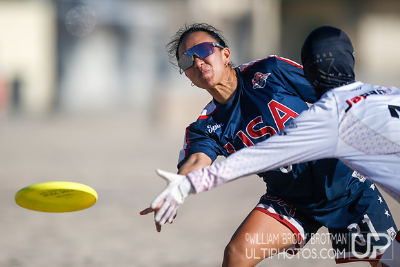 Day 2 of WFDF 2023 World Beach Ultimate Championships.