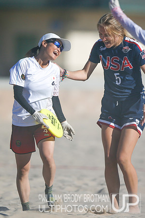 Day 2 of WFDF 2023 World Beach Ultimate Championships.