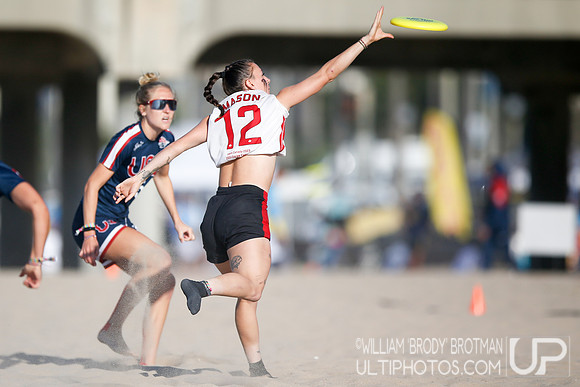 Day 3 of WFDF 2023 World Beach Ultimate Championships.