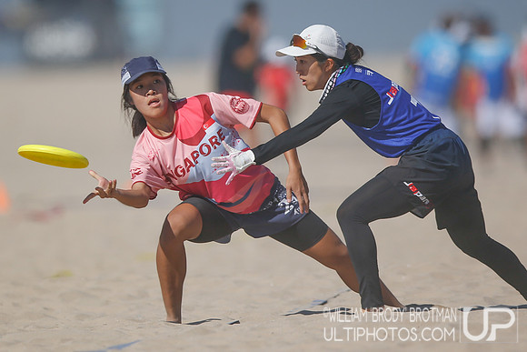 Day 3 of WFDF 2023 World Beach Ultimate Championships.