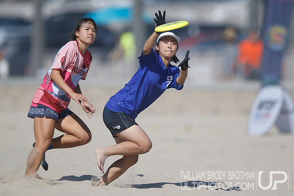 Day 3 of WFDF 2023 World Beach Ultimate Championships.