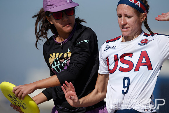 Day 3 of WFDF 2023 World Beach Ultimate Championships.