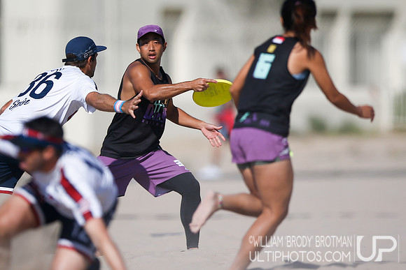 Day 3 of WFDF 2023 World Beach Ultimate Championships.