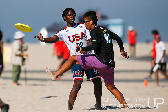 Day 3 of WFDF 2023 World Beach Ultimate Championships.