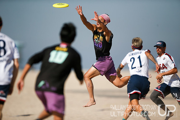 Day 3 of WFDF 2023 World Beach Ultimate Championships.