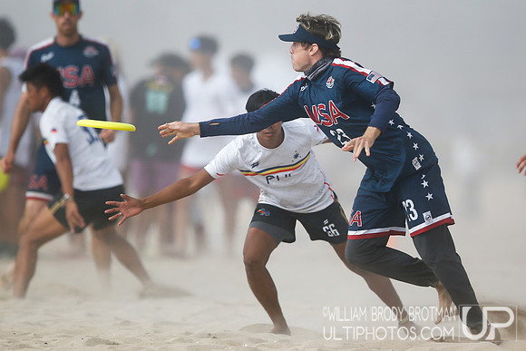 Day 3 of WFDF 2023 World Beach Ultimate Championships.