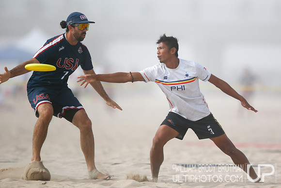 Day 3 of WFDF 2023 World Beach Ultimate Championships.