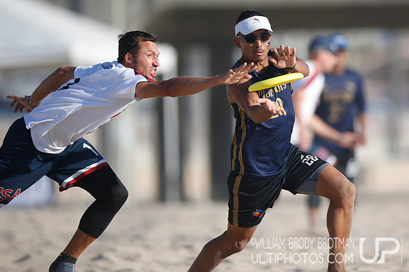 Day 3 of WFDF 2023 World Beach Ultimate Championships.