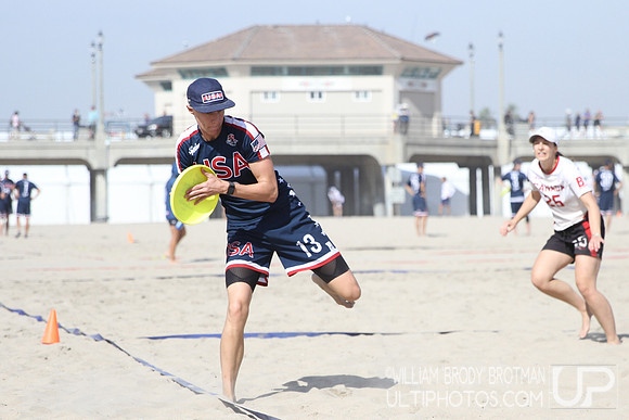 Day 4 of WFDF 2023 World Beach Ultimate Championships.