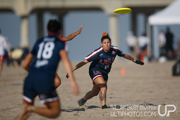 Day 4 of WFDF 2023 World Beach Ultimate Championships.