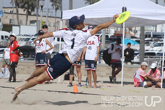 Day 4 of WFDF 2023 World Beach Ultimate Championships.