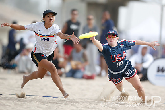 Day 4 of WFDF 2023 World Beach Ultimate Championships.