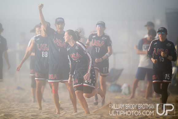 Day 4 of WFDF 2023 World Beach Ultimate Championships.