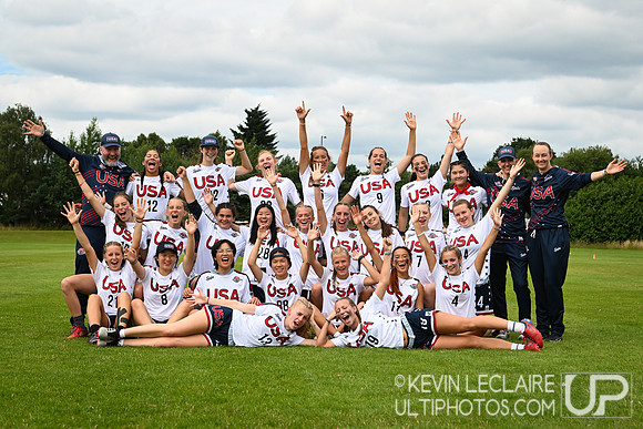 USA U20 Women's Team Photo - WJUC Sunday Round 1