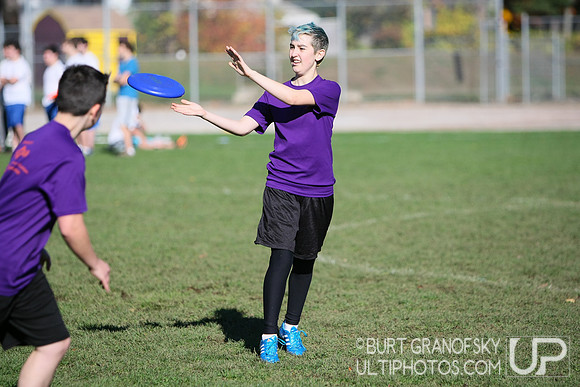 Action from the Sharon HS Spirit of the Game tournament