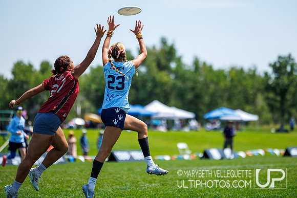 Monday action at the USA Ultimate Youth Club Championships. U-20