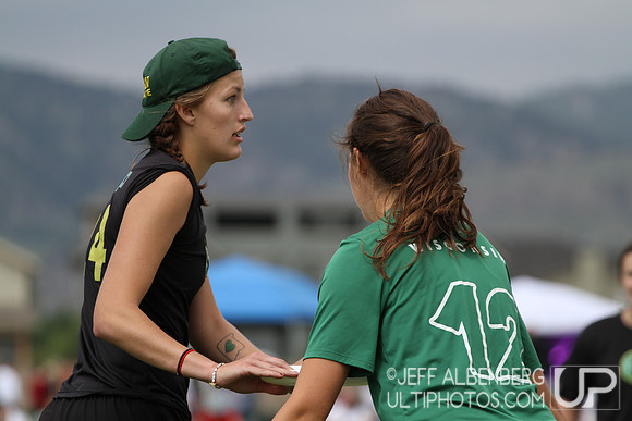 Friday Women's division action from 2012 College Nationals