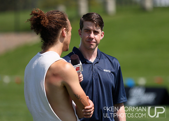 Ian Toner rockin' it as an ESPN Interviewer