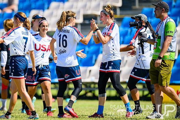 Women’s pool play during World Ultimate Championships at Runaway Bay Sports Precinct