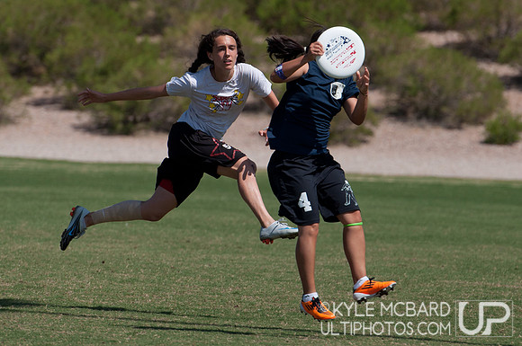 Sunday women's action from SW D-I Regionals 2012