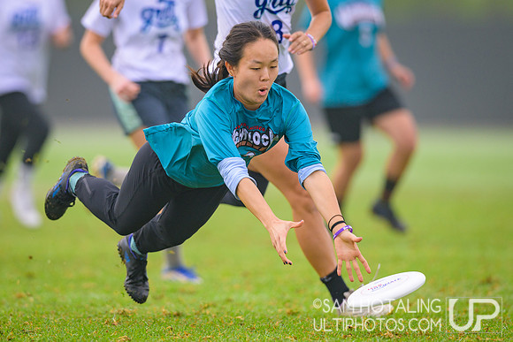 Grit vs. Nightlock in consolation brackets at USAU Club Championships