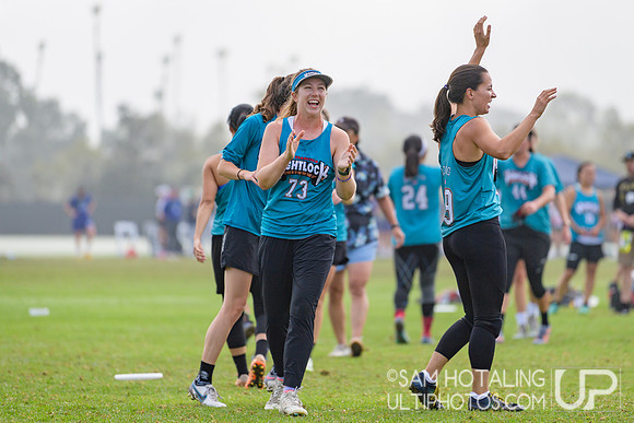 Grit vs. Nightlock in consolation brackets at USAU Club Championships