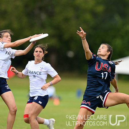 USA vs France U20 Women's - WJUC Thursday Round 2