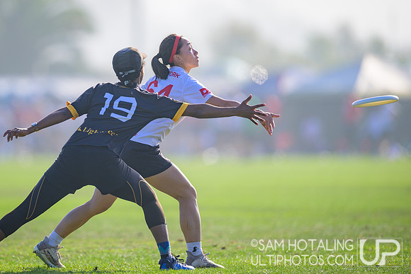 BENT vs. Fury in pool play at USAU Club Championships